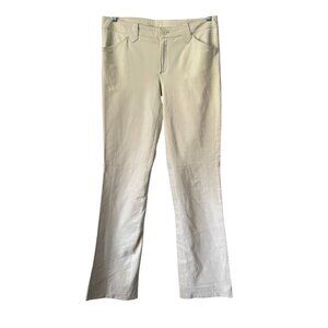 Vintage Ralph Lauren Collection Lambskin Leather Pants Size 10 Cream Union USA